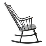 Rocking chair Lena Larsson Scandinavian design 1960 for Nesto