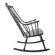 Rocking chair Lena Larsson Scandinavian design 1960 for Nesto
