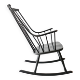 Rocking chair Lena Larsson Scandinavian design 1960 for Nesto