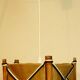 Suspension esprit scandinave jute, bois et laine