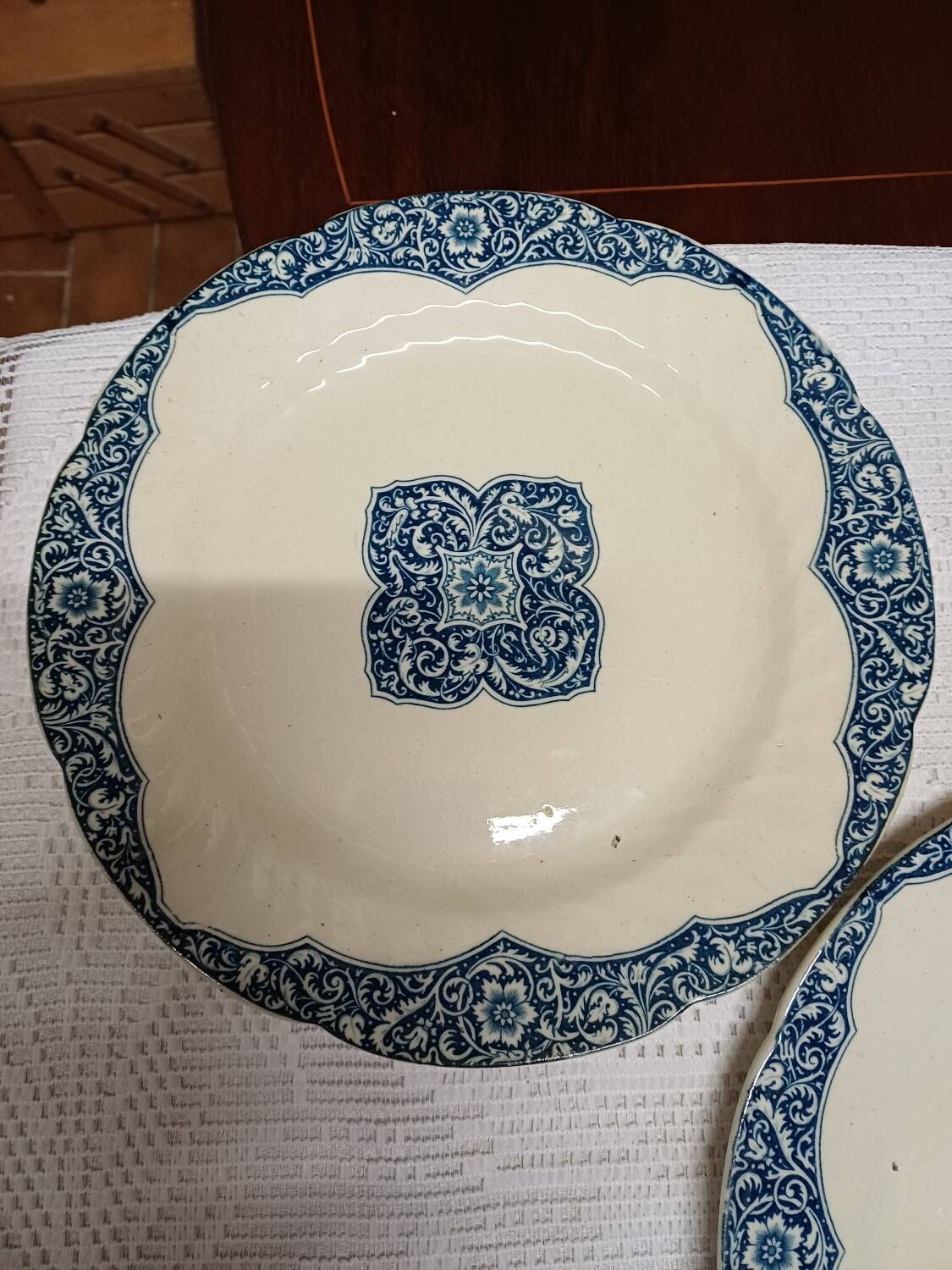 2 Gien Ironstone Flat Plates