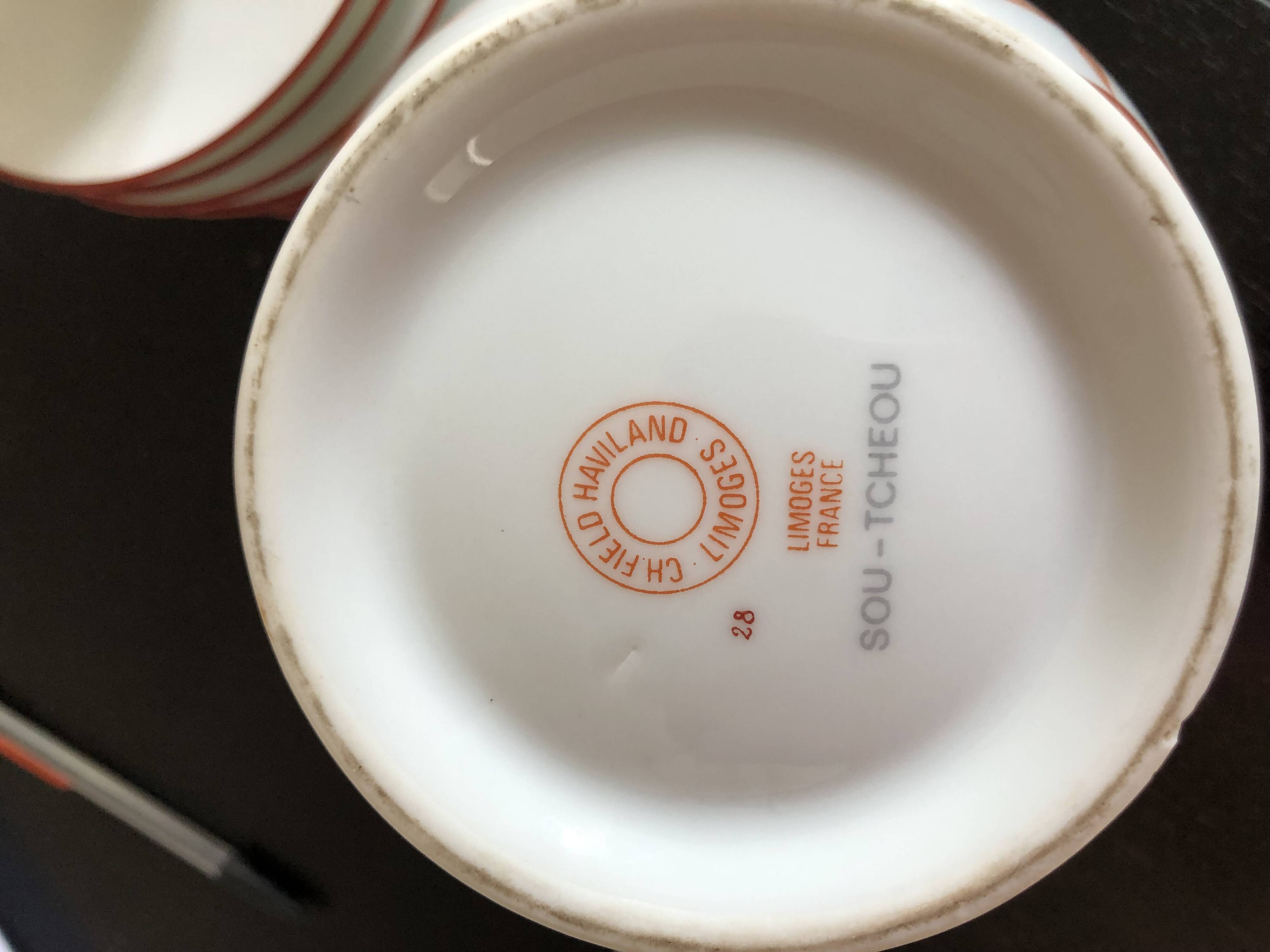 Ch Field Haviland porcelain tea and coffee set