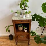 Old marble bedside Louis XVI style