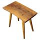Cherry wood stool marked mid-century ULUV, Czechoslovakia, 1960s