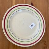 Assiettes plates gien modèle gilles