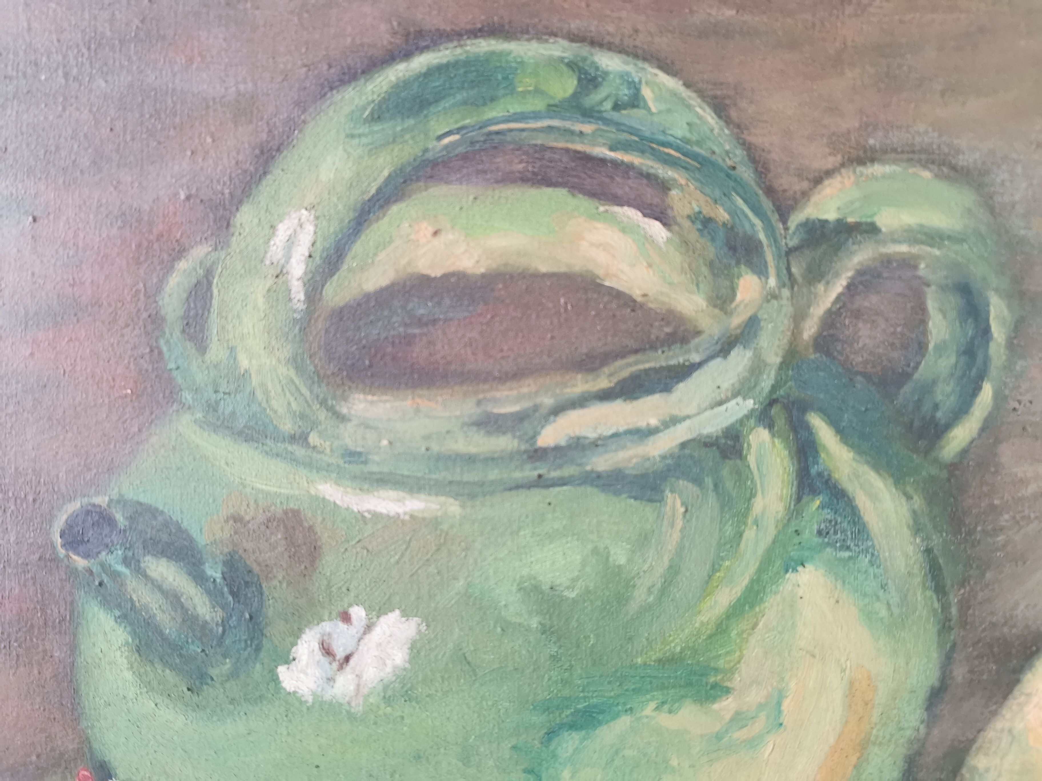 Set of 3 old still life paintings