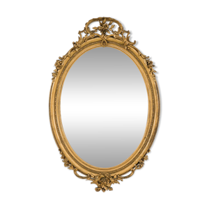 Magnifique miroir ovale