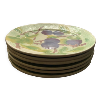 Saint-Clément earthenware plate
