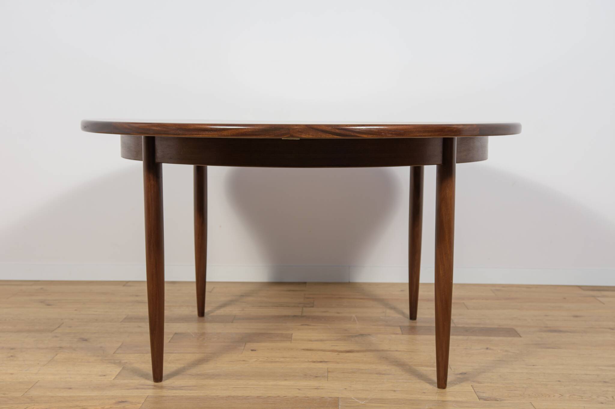 Mid-Century Teak Round Fresco Dining Table from G-Plan, United Knigdom.