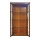 Faux bamboo cabinet by Jonathan Adler / glass layers / 1980s