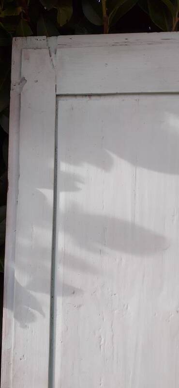 Small 18th century cupboard door h171.5x87.5cm old