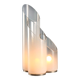 Vintage metal and glass table lamps, Italian design from the 1970s.