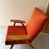 Armchair SK640 Pierre Guariche, edited by Steiner