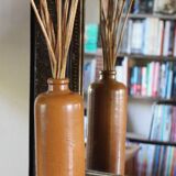 Vintage stoneware liqueur bottle