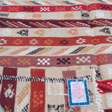 Moroccan striped kilim carpet - 180x120cm
