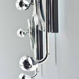 Paire de patères Space Age italiennes avec miroir Goffredo Reggiani des années.