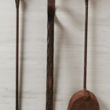 Wrought iron chimney servant