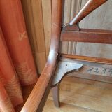 Paire de chaiss Restauration en acajou