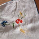Old embroidered tablecloth