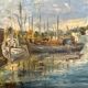 Original oil by Guy Pennamen – Concarneau, Brittany