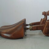 Pair wood and brass shoe