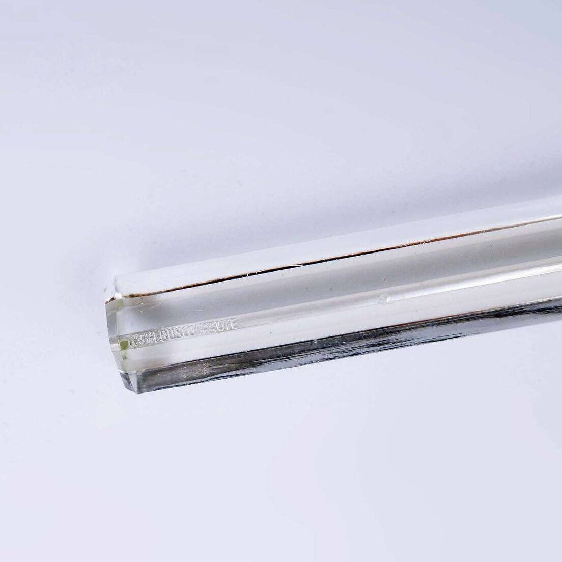 6 crystal knife rests, Czechoslovakia 1980