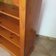 Solid wood bookshelf