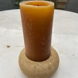 Stone candle holder
