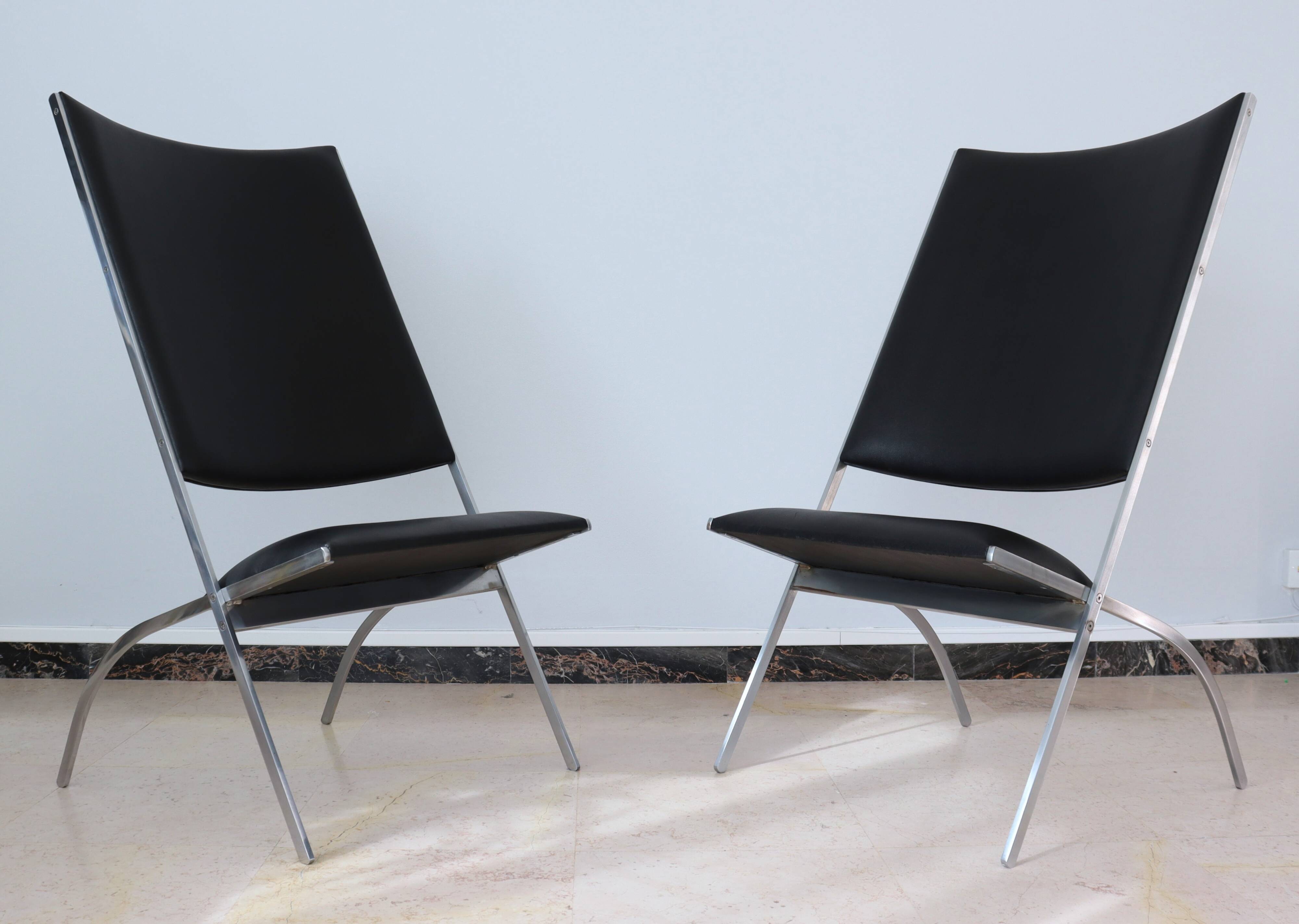 Pair of "Gabriella chairs" by Gio Ponti