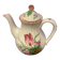 K & G Lunéville Antique teapot in Strasbourg faience 19th century