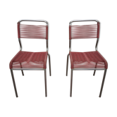 Pair of chairs scoubidou