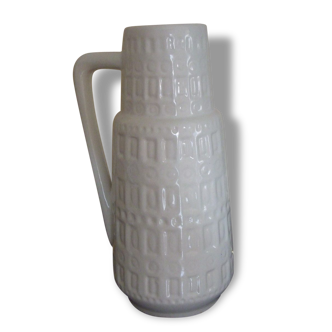 Ceramic/German modernist white vase