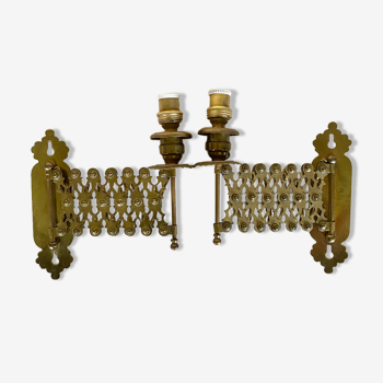 Pair of Accordion Wall Lamps