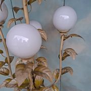 Lampadaire Hollywood Regency 5 globes, années 70