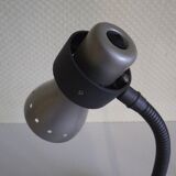 Table lamp, tiltable, gray metal