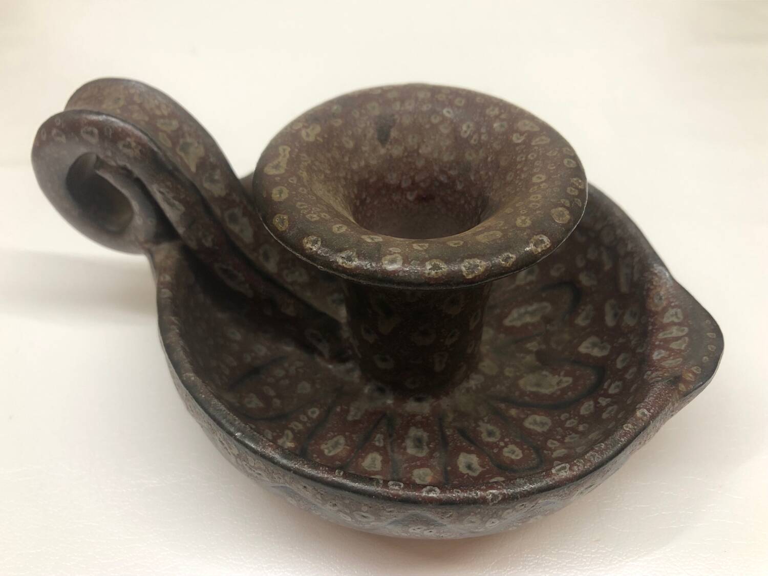 Ceramic candlestick by Jean Austruy