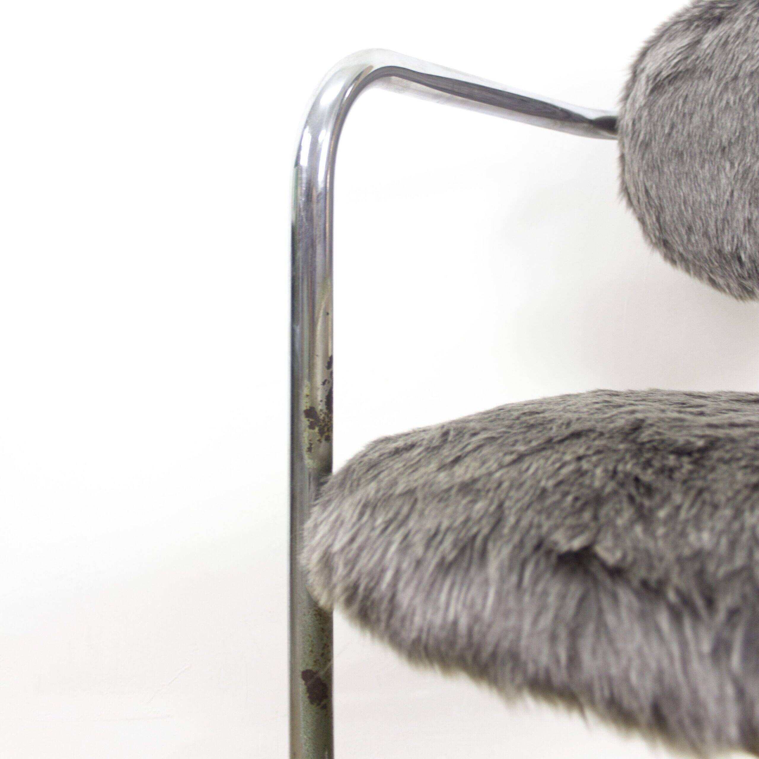 Vintage Faux Leather Chairs, Spain, 1970s