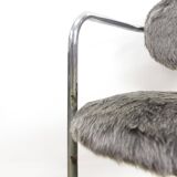 Vintage Faux Leather Chairs, Spain, 1970s