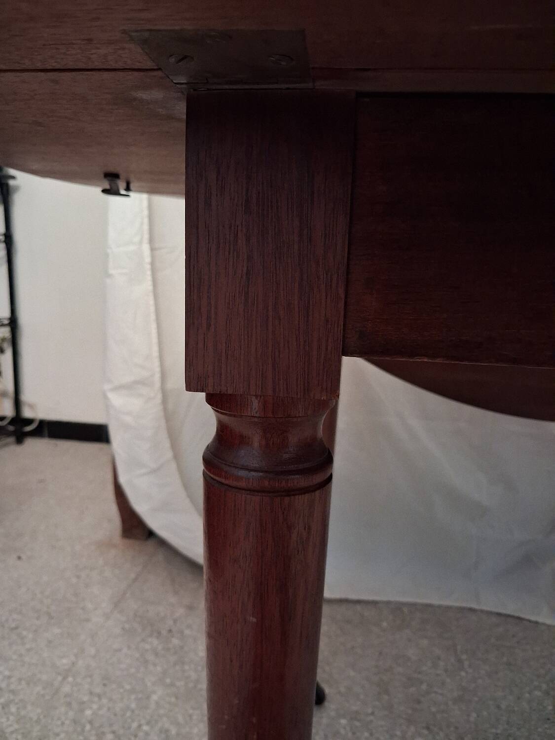 Solid mahogany dining table