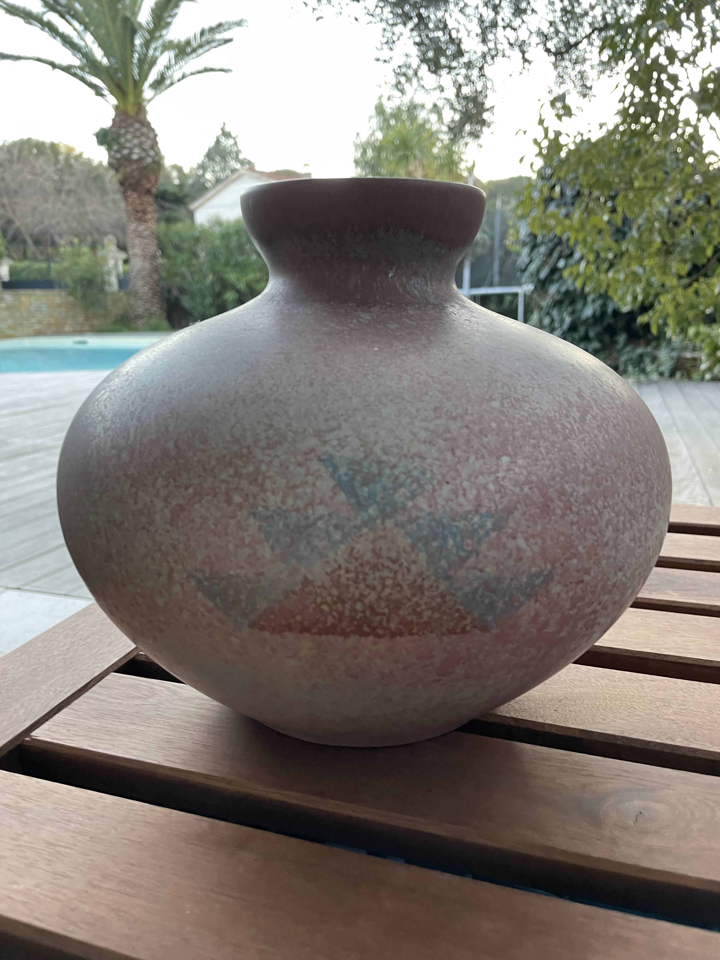 Terracotta vase
