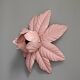 Vintage pink flower wall light