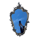 Miroir en bronze, XXème s.
