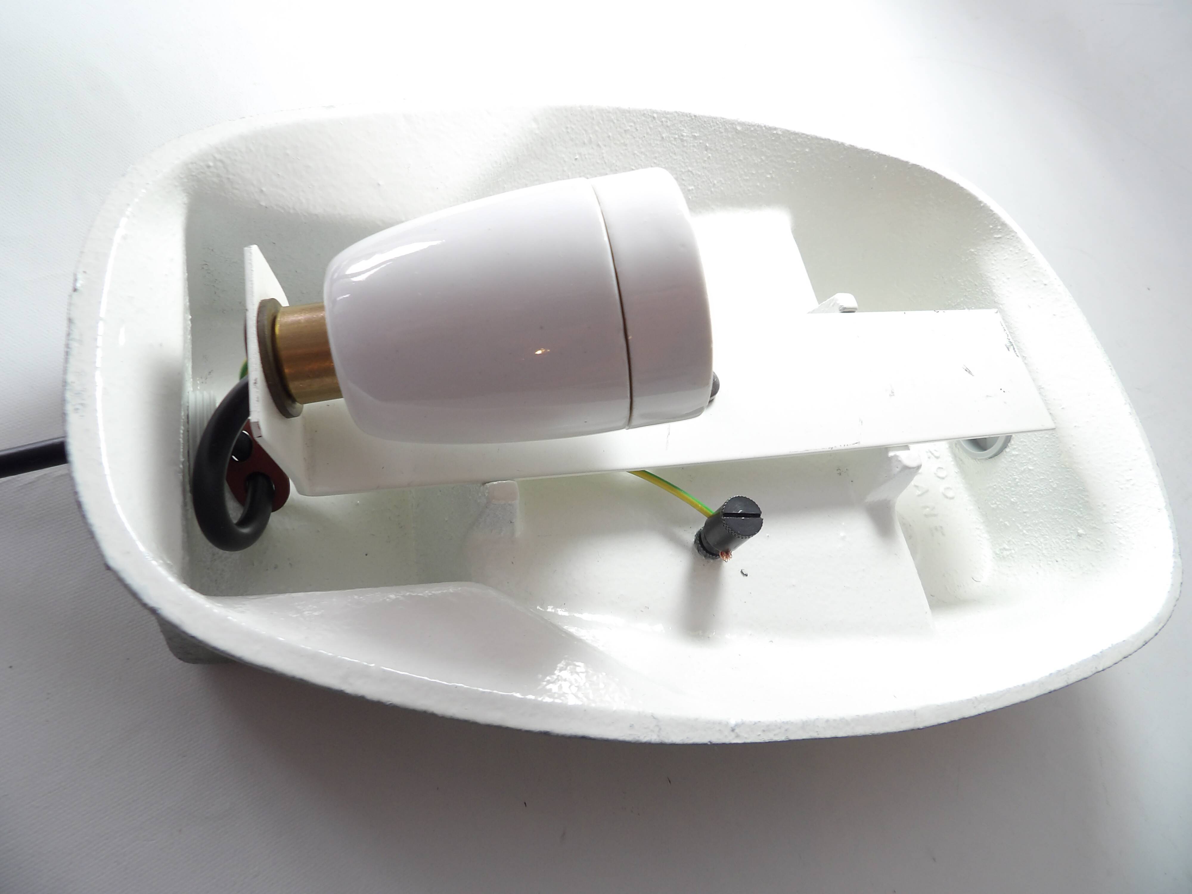 French Industrial table or wall lamp by Holophane, France, model AE200