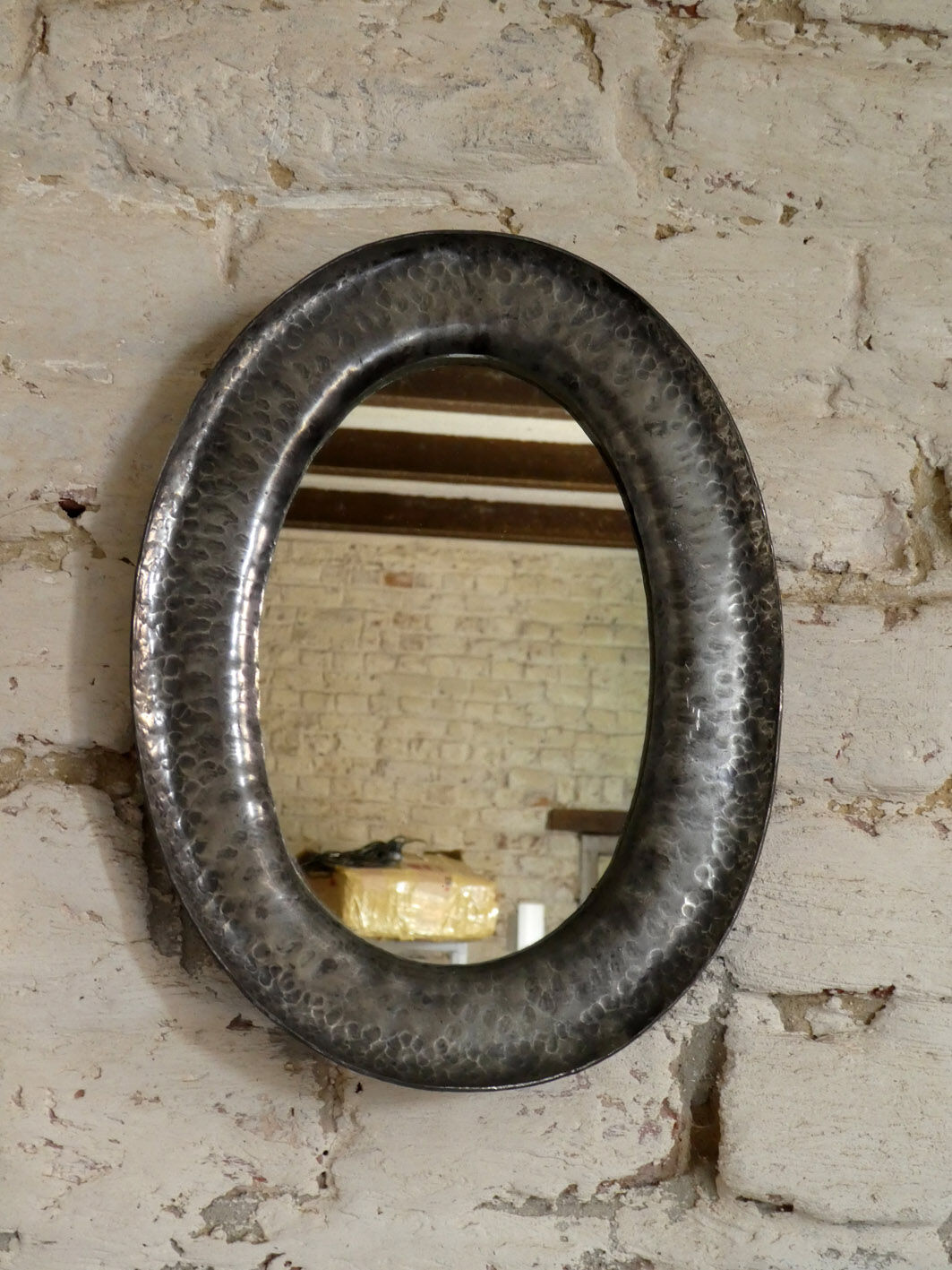 Hammered tin mirror, 1970