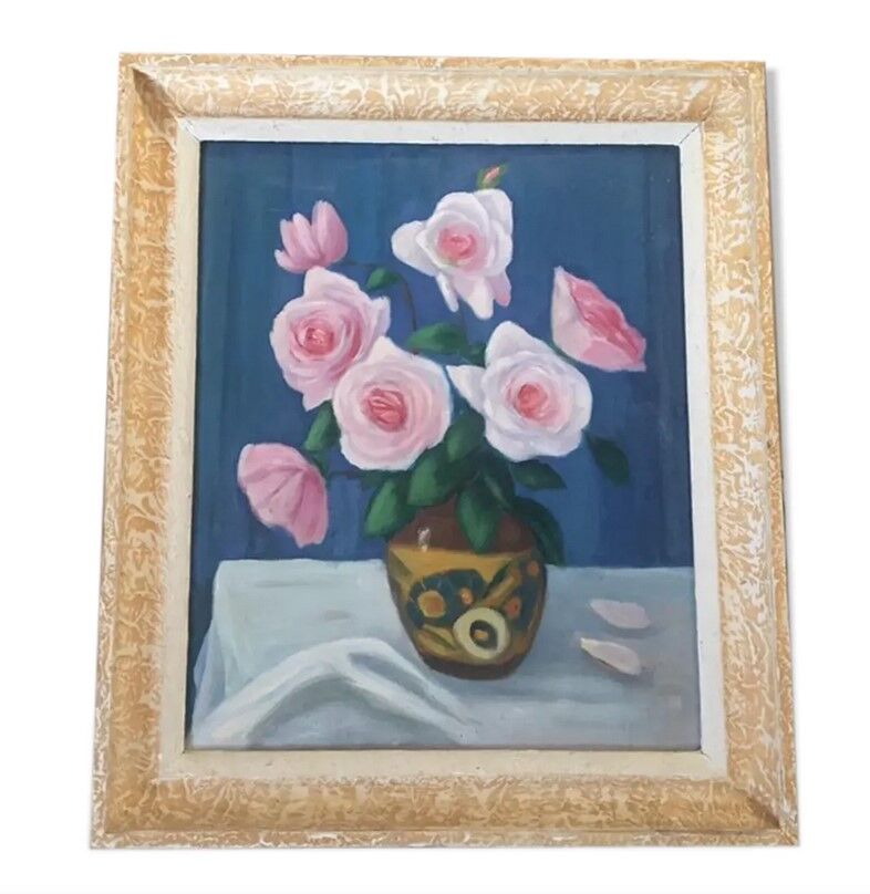 Painting Art deco, painting flowers