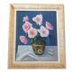 Tableau Art deco, peinture fleurs