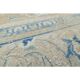 1970s Vintage Persian Handmade Wool Cotton Yellow Area Rug 280x381