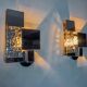 Pair of Space Age wall lights, Italy, 1970