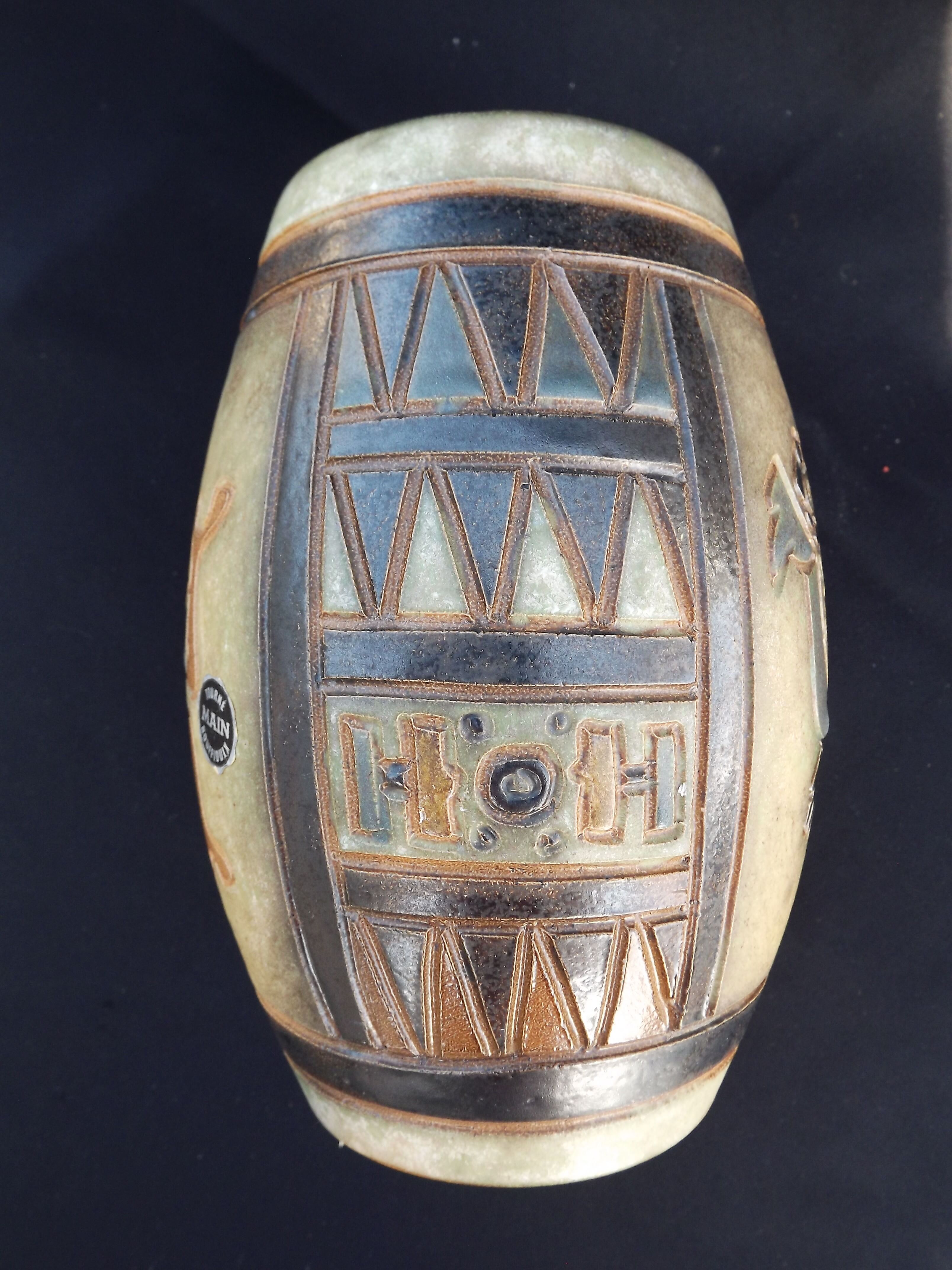 Varnished vase "Dubois"