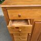 Commode anglaise à tiroirs en bois années 80